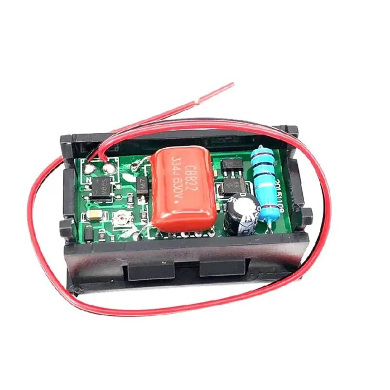 AC 70–500 V 0,56 skaitmeninis voltmetro įtampos matuoklis raudonas / mėlynas / žalias 110 V 220 V 380 V LED ekrano įtampos testeris