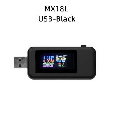 10 in 1 DC Type-C USB testeris Srovės 4–30 V įtampos matuoklis Laiko matuoklis Skaitmeninis monitorius Maitinimo išjungimo indikatorius Banko įkroviklis