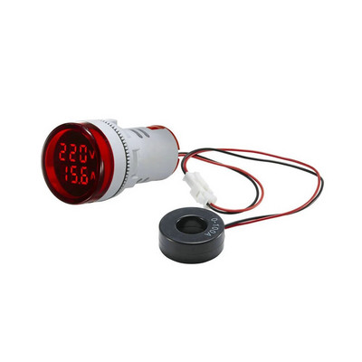 AC 50-500V 0-100A Kvadratinis LED skaitmeninis voltmetras ampermetras 110V 220V įtampos srovės matuoklis voltometras automobilio voltų stiprintuvo matuoklis
