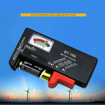 Έλεγχος ελεγκτή μπαταριών Universal Battery Checker Model BT-168 for AA AAA CD 9V 1,5V Button Cell Batteries Electrical Equipment