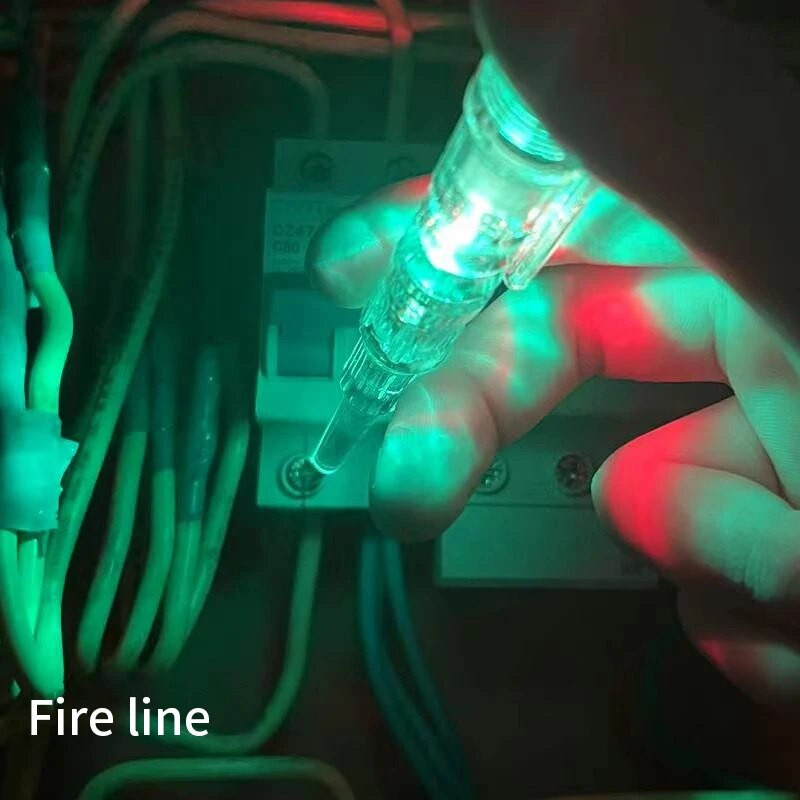 Išmanusis įtampos tikrinimo rašiklis bekontakčio indukcinio skaitmeninio maitinimo detektoriaus pieštukas elektrinis atsuktuvas zondo grandinės indikatorius