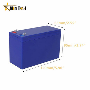 Водоустойчива кутия за батерии 12V7Ah 18650 Държач за DIY 12V 7Ah литиева батерия LiFePO4 кутия 18650 Кутия за съхранение Тестер за батерии
