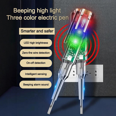 Tester inteligent de tensiune Pix Detector digital de putere cu inducție fără contact Creion Șurubelniță electrică Sondă Indicator de circuit