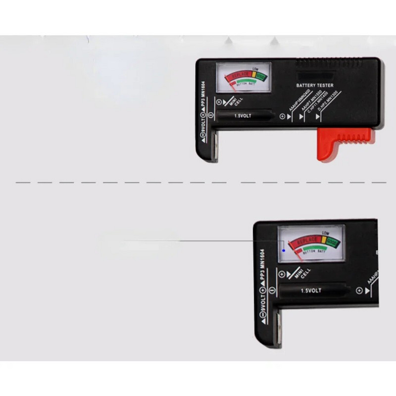 BT168 skaitmeninis baterijos testeris, skirtas AA AAA 9V mygtukų kelių dydžių baterijų testerio įtampos matuoklio įrankiai BT168D BT-168D