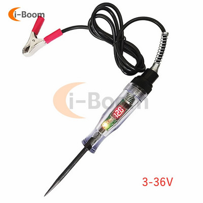 DC 5V–90V įtampos grandinės testeris Automobilių sunkvežimių priekinių žibintų diagnostikos įrankiai Skaitmeniniai maitinimo įtampos detektorius, elektros tikrinimo zondo rašiklis