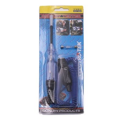 Automobilio bandymo rašiklis, plastikinis 6-12-24 V automobilių automatinis elektros įtampos bandomasis rašiklis lempos lempos grandinės testeris, detektorius, zondas, įtampos matuoklis 50 LB