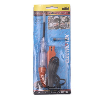 Automobilio bandymo rašiklis, plastikinis 6-12-24 V automobilių automatinis elektros įtampos bandomasis rašiklis lempos lempos grandinės testeris, detektorius, zondas, įtampos matuoklis 50 LB