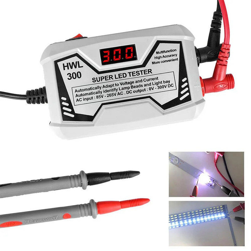 LED tester 0-300V prilagodljivog napona LED svjetla i TV pozadinskog osvjetljenja Tester Višenamjenske LED trake Perle za lampe Testiranje svjetla Popravci