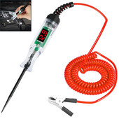 Automobilio skaitmeninis įtampos testeris, tikslus grandinės tikrinimo rašiklis, profesionalus automatinis šviesos elektrinis testeris, ilgo zondo rašiklio įtampos detektoriaus įrankis