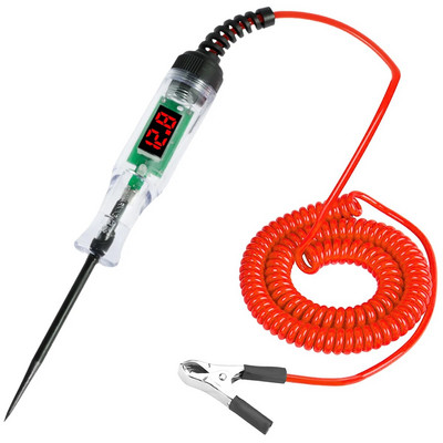 Automobilio skaitmeninis įtampos testeris, tikslus grandinės tikrinimo rašiklis, profesionalus automatinis šviesos elektrinis testeris, ilgo zondo rašiklio įtampos detektoriaus įrankis