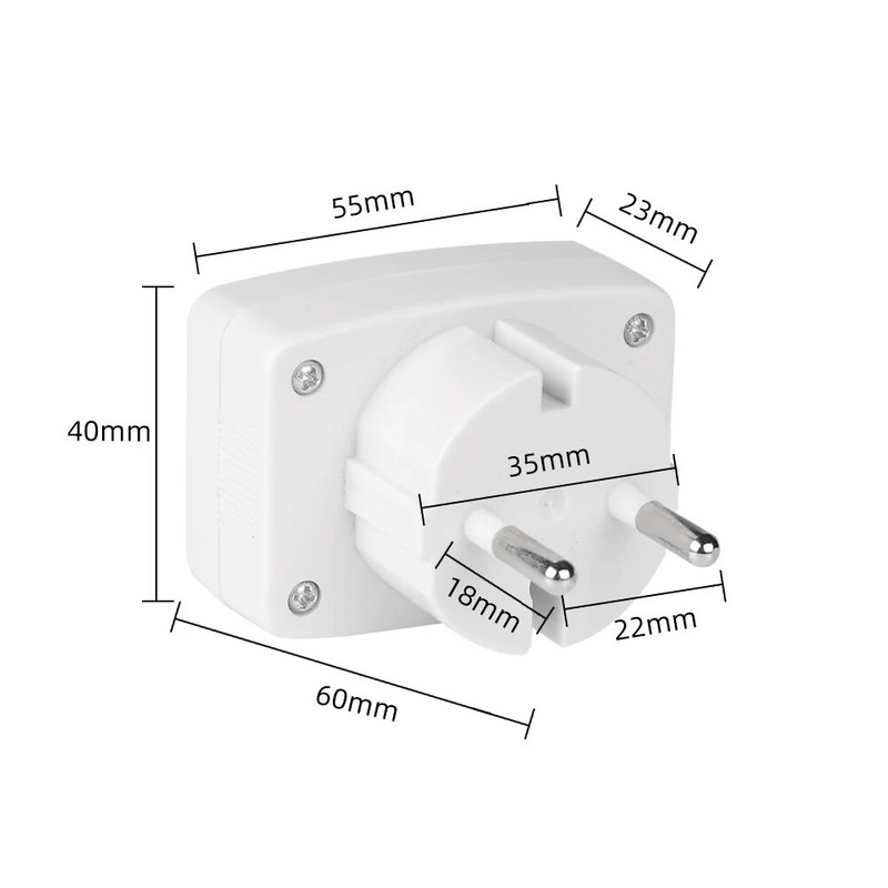 Skaitmeninis voltmetro lizdo įtampos testeris LCD voltmetras 110V 220V sieninis voltmetras DM55-1
