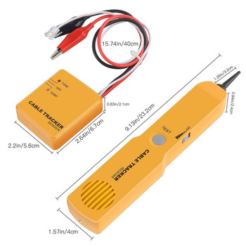 Handheld Cable Finder Circuit Tester Automotive Wire Tracker Finder τηλεφωνικής γραμμής Finder Toner Network Cable ContinuityTester