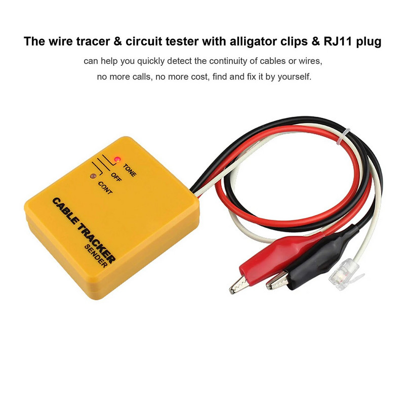 Rankinis kabelių ieškiklis, grandinės testeris, automobilių laidų sekimo įrenginys, telefono linijos ieškiklis, dažų detektorius, tinklo kabelio tęstinumo tikrintuvas