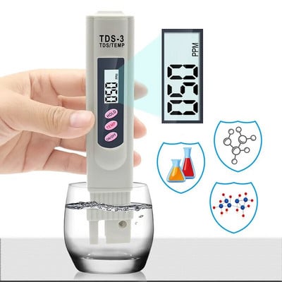 Prijenosni LCD digitalni TDS tester kvalitete vode Olovka za testiranje vode Filter metar Mjerni alati Dodatna oprema za akvarijski bazen