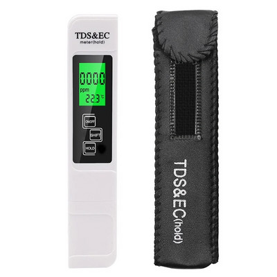 3 в 1 професионална писалка за тестване на качеството на водата TDS EC Meter Тестер за температура Тестер за чистота на питейната вода Digital Waters Qualitys Тестери