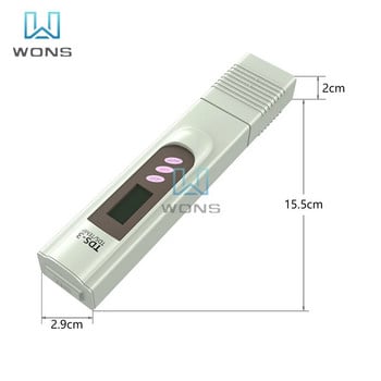 PH Test Pen of Tester Accuracy 0,01 Aquarium Pool Water Wine Urine Automatic calibration LCD Digital Two Button Test Tool