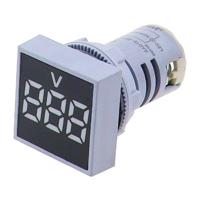 22MM 0-100A digitaalne ampermeeter voolumõõtur/pingemõõtur indikaator LED lamp ruut signaaltuli