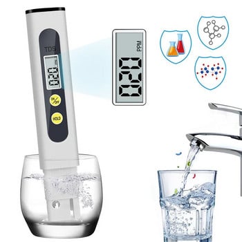 Ψηφιακός ελεγκτής νερού TDS Meter 0-9990ppm Αναλυτής ποιότητας πόσιμου νερού Φίλτρο ταχείας δοκιμής Ενυδρείο Υδροπονικές πισίνες