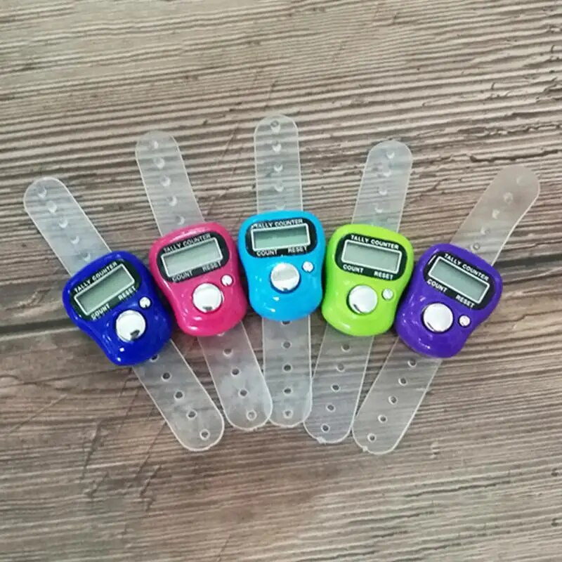 Χειροποίητη Χρήσιμη Ψηφιακή Οθόνη Πλεκτομηχανή βελονάκι Amigurumi Stich Σειρές Tally Counter Mini Counter LED Counter Finger Ring Counter