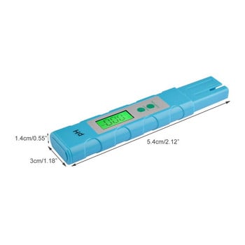 PH Meter 0,01 PH Δοκιμαστής ποιότητας νερού υψηλής ακρίβειας με στυλό μέτρησης PH δοκιμής κατάλληλος για ενυδρείο πισίνας