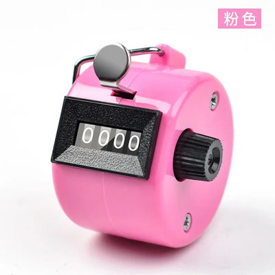 Clicker Μετρητές αριθμών 4 ψηφίων Πλαστικό κέλυφος χεριού Εμφάνιση δακτύλων Εγχειρίδιο Counting Tally Clicker Timer Soccer Μετρητής γκολφ