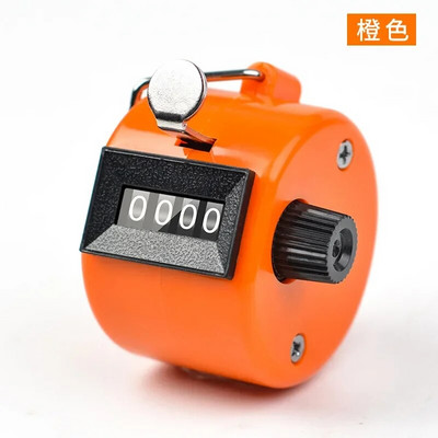 Clicker Μετρητές αριθμών 4 ψηφίων Πλαστικό κέλυφος χεριού Εμφάνιση δακτύλων Εγχειρίδιο Counting Tally Clicker Timer Soccer Μετρητής γκολφ