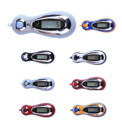 Νέος Ηλεκτρονικός ψηφιακός μετρητής καταμέτρησης υψηλής ευκρίνειας LCD, χειροκίνητοι μετρητές με κορδόνια τυχαίου χρώματος