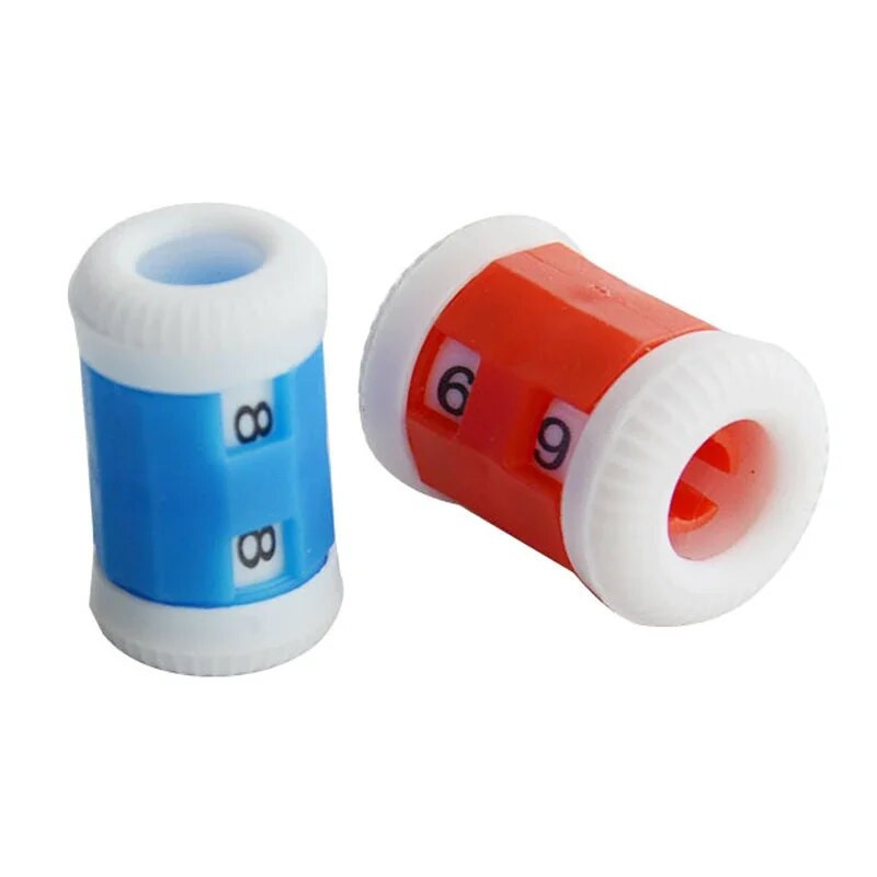 2/4 τμχ Πλαστικές βελόνες πλεξίματος Πάγκος πουλόβερ Καπέλο βελονάκι Βελόνες σειρές Πάγκος οικιακής χρήσης Εργαλείο πλεξίματος Κόκκινο/Μπλε