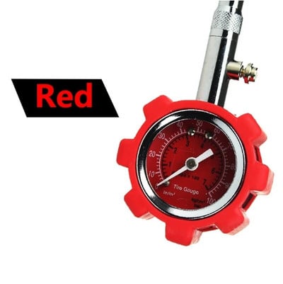 Manometru de înaltă precizie a presiunii în anvelope, negru, 100 Psi, pentru manometru precis de presiune a aerului pentru mașină, pentru camion și motocicletă