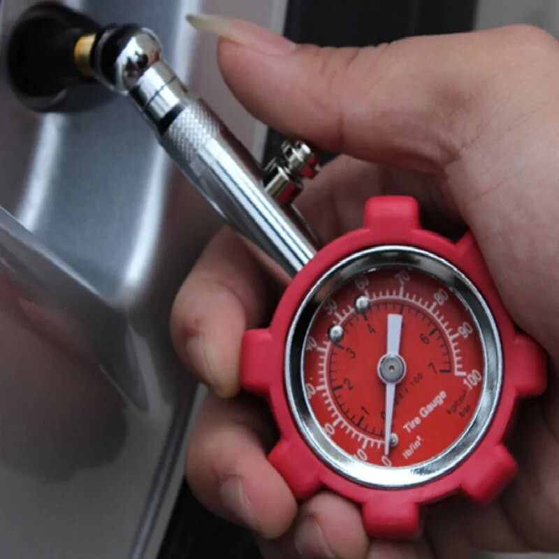 Badu.bg Високоточен манометър в гумите Черен 100 psi за точен манометър ...