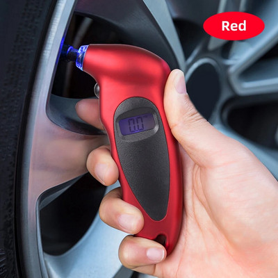 Novi ručni mjerač tlaka u gumama Pozadinsko osvjetljenje Visoko precizni digitalni nadzor Mjerač zraka u automobilskim gumama LCD zaslon Manometar Barometri