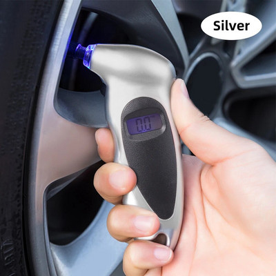 Novi ručni mjerač tlaka u gumama Pozadinsko osvjetljenje Visoko precizni digitalni nadzor Mjerač zraka u automobilskim gumama LCD zaslon Manometar Barometri