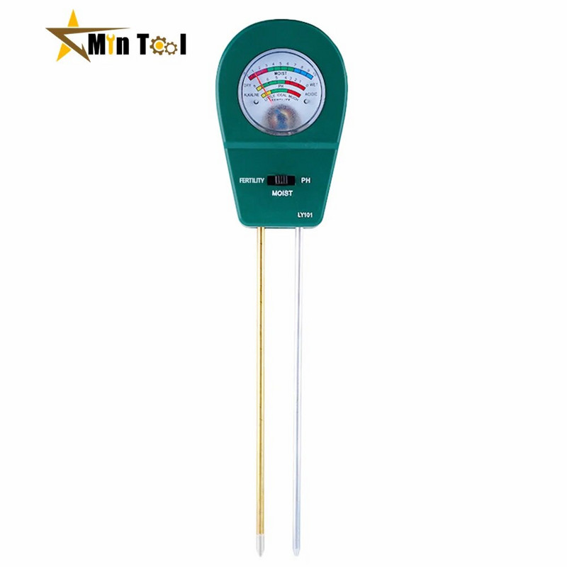 Pinnase PH-mõõtur kolm-ühes mulla tester Taime niiskuse PH-andur Aiapinnase niiskuse mõõtur mullaviljakuse mõõtur Aiatööriist