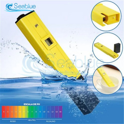 Zsebtoll vízteszt Digitális PH-mérő teszter PH-009 IA 0,0-14,0 pH akváriumi medencevíz laboratóriumhoz
