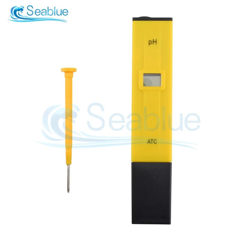 Kišeninis rašiklis vandens bandymo Skaitmeninis PH matuoklio testeris PH-009 IA 0,0–14,0 pH, skirtas akvariumo baseino vandens laboratorijai