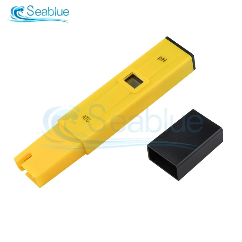 Kišeninis rašiklis vandens bandymo Skaitmeninis PH matuoklio testeris PH-009 IA 0,0–14,0 pH, skirtas akvariumo baseino vandens laboratorijai