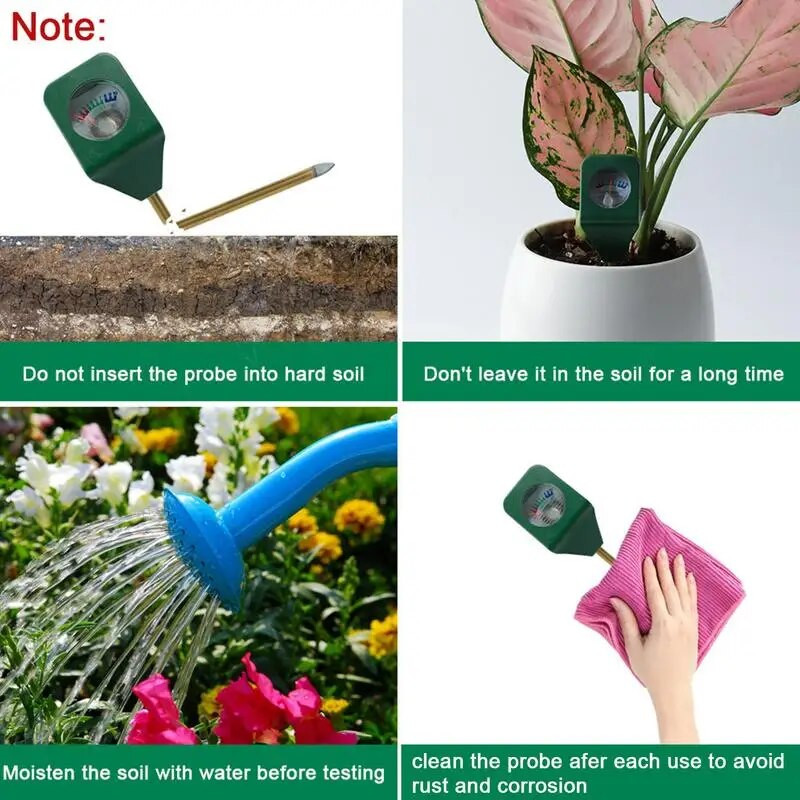 3 u 1 PH mjerač tla Sunčeva svjetlost PH tester Vrtno cvijeće Senzor vlage tla Mjerač kiselosti biljaka Vlažnost PH monitor detektor