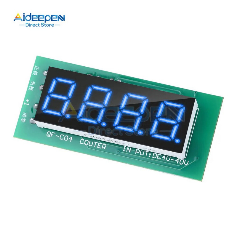 DC 4-40V modul brojača visoke kvalitete 0,56 inča 4-znamenkasti digitalni zaslon s funkcijom memorije 0-9999 modul brojača