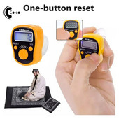 Μίνι μαρκαδόρος βελονιάς και μετρητής δακτύλων σε σειρά LCD Ηλεκτρονική ψηφιακή οθόνη Φορητοί μετρητές ράψιμο Εργαλεία ύφανσης πλεξίματος