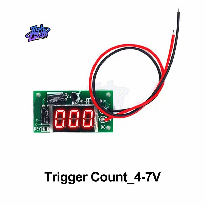 DIY Digital Counter 3-bit Accumulator C0,36" ιντσών Tube Trigger Counter Module Accumulator για ηλεκτρονικά εξαρτήματα