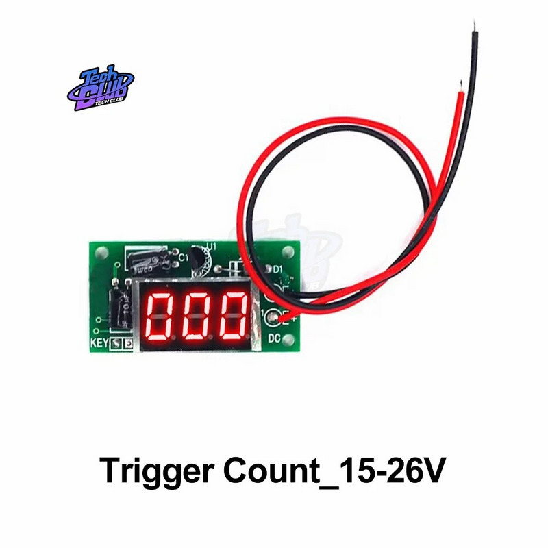 DIY Digital Counter 3-bit Accumulator C0,36" ιντσών Tube Trigger Counter Module Accumulator για ηλεκτρονικά εξαρτήματα