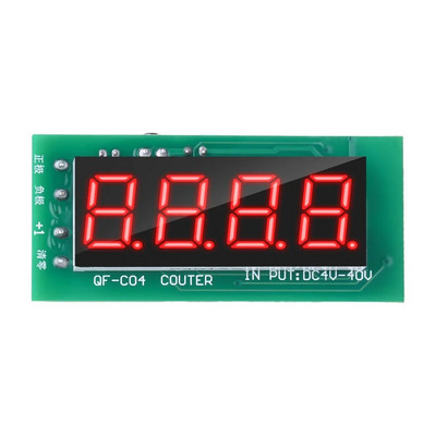 0-9999 Υποστήριξη ηλεκτρονικής μονάδας ψηφιακού μετρητή DC4-40V ευρείας τάσης με λειτουργία μνήμης διακοπής ρεύματος