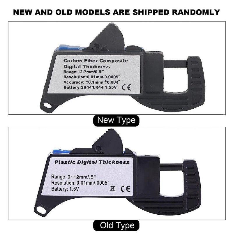 Skaitmeninis storio matuoklis 0,01 mm mini ciferblatas storio matuoklis Metras anglies pluošto kompozicinis matuoklis pločio matavimo įrankiai