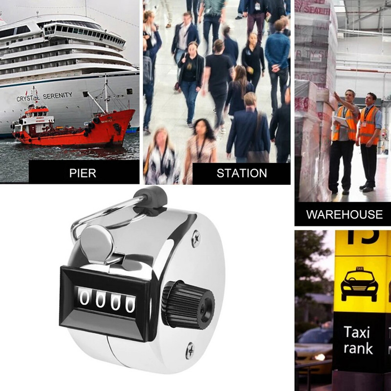 Εμφάνιση Electronic Tally Counter 0-9999 Counting Range Handheld Tally Counter Golf Clicker Training Counting