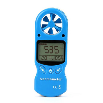 TL-300 Мини многофункционален анемометър Цифров анемометър LCD скорост на вятъра измервател на температура и влажност с хигрометър термометър