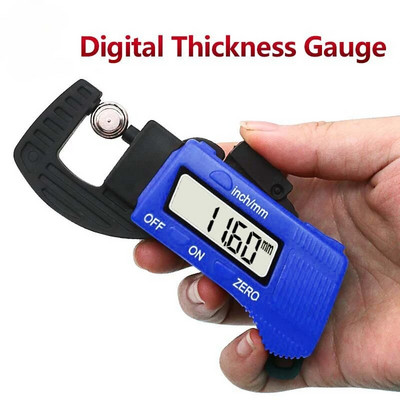 Precíz digitális vastagságmérő műszer, mikrométer 0-12,7 mm 0,01 mm digitális vastagságmérő vastagságmérő