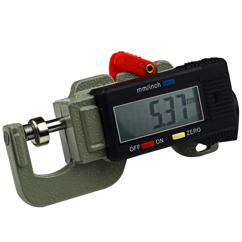JAVIER 0 kuni 12,7 mm nihiku mõõtja laiuse mõõtmise tööriistad Kaasaskantav täpne digitaalne paksusmõõtur metalli tester mikromeeter