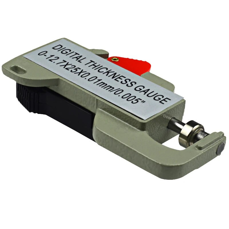 JAVIER 0 kuni 12,7 mm nihiku mõõtja laiuse mõõtmise tööriistad Kaasaskantav täpne digitaalne paksusmõõtur metalli tester mikromeeter
