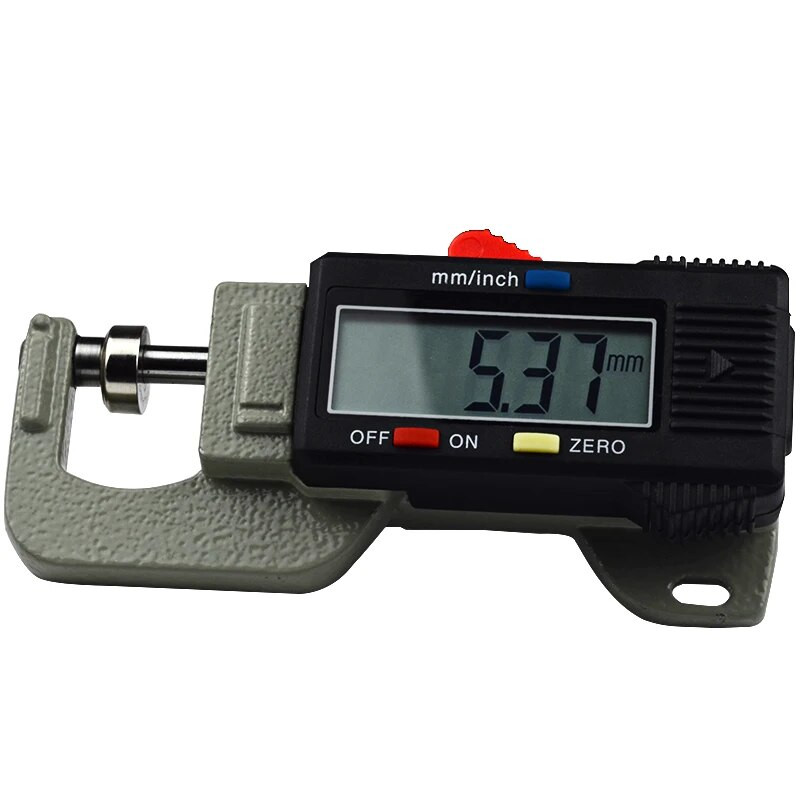JAVIER 0 kuni 12,7 mm nihiku mõõtja laiuse mõõtmise tööriistad Kaasaskantav täpne digitaalne paksusmõõtur metalli tester mikromeeter