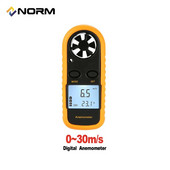 Skaitmeninis anemometro matavimo įrankis Vėjo greičio matuoklis iki 30 m/s su LCD